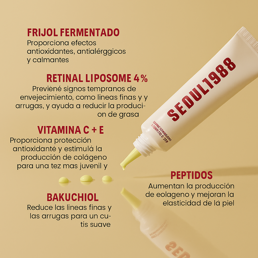 Crema Seoul 1988 - Elimina lineas de expresión en solo 7 días